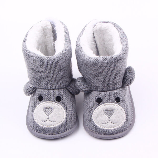 Wholesale autumn winter new bear knitting plus baby shoes, toddler shoes, baby shoes, boots 1734 - Image 2