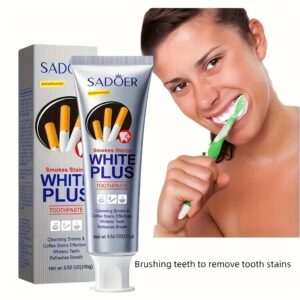 Sadoer Smoking Cessation Toothpaste - Fresh Mint Flavor, Provides Smokers With A Deep Cleanse, Removes Smoke Stains And Macula - Is Prohibited From Being Sold On Temu