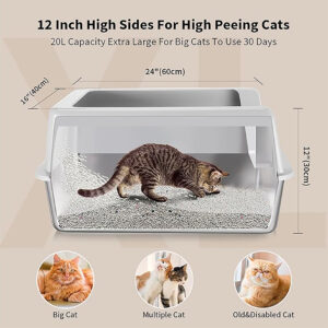 Stainless Steel Cat Litter Box