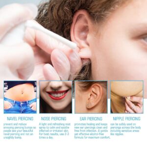 Nanyue Piercing Care Spray, Ear Hole Cleaning, Anti-odor, Swelling And Pain Relief