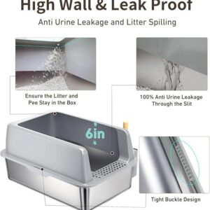 Stainless Steel Cat Litter Box