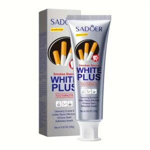Sadoer Smoking Cessation Toothpaste - Fresh Mint Flavor, Provides Smokers With A Deep Cleanse, Removes Smoke Stains And Macula - Is Prohibited From Being Sold On Temu