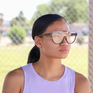 2D Flat - Stylish Large Size Flat Top Trendy Glasses, Unisex - Black Frame, Oversized One-Piece Lenses-Selling On Temu Is Prohibited