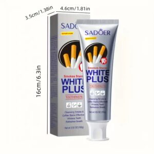 Sadoer Smoking Cessation Toothpaste - Fresh Mint Flavor, Provides Smokers With A Deep Cleanse, Removes Smoke Stains And Macula - Is Prohibited From Being Sold On Temu